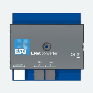 ESU L.Net Converter to connect handheld throttles and feedback modules to ECoS or CS1
