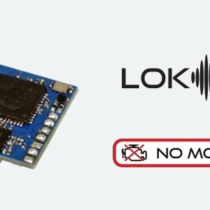 LokSound 5 Fx, DCC/MM/SX/M4, Blank Decoder, 8 Pin ,NEM652, with 11mmx15mm Speaker